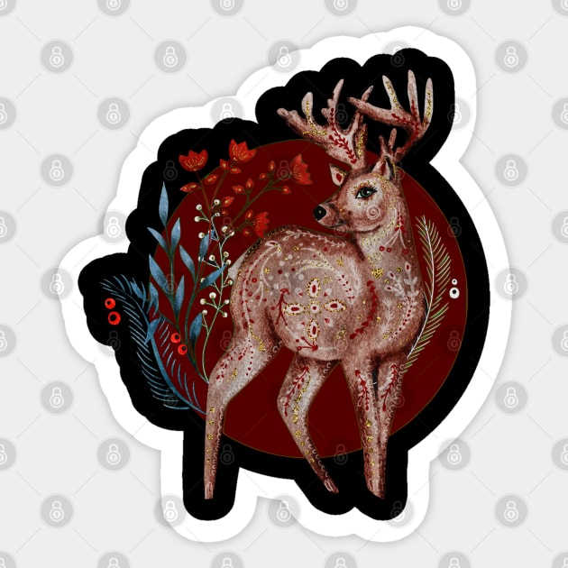 Reindeer Christmas Sticker by Clothes._.trends